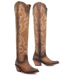 LIBERTY Black Tan Western Boots